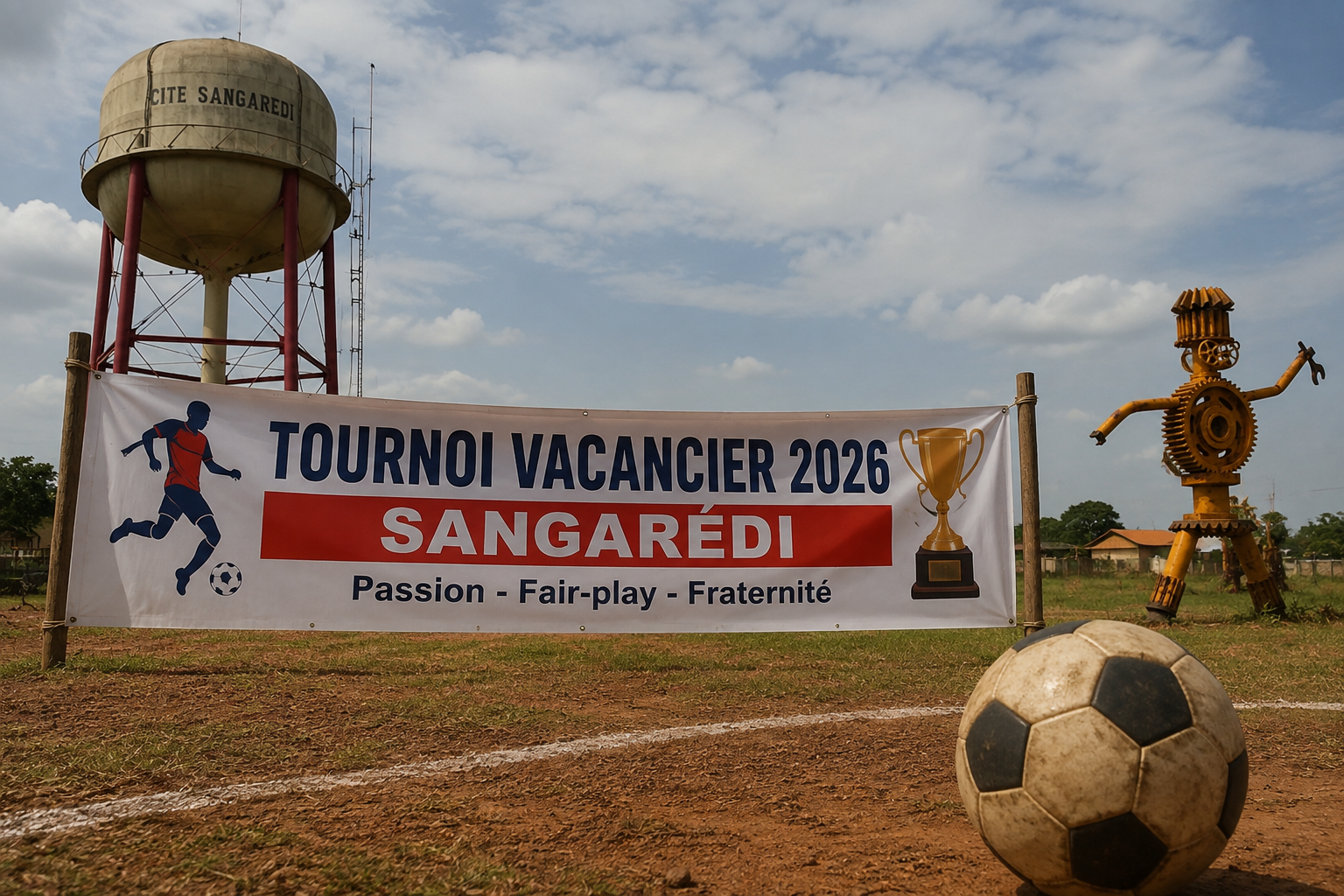 Tournoi Vacancier 2026 : Sangarédi s’apprête à vibrer au rythme du football local